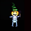 Jack-o'-Lantern Skeleton Halloween Inflatable, 4'