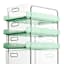 REAL SIMPLE 5-Drawer Acrylic Rolling Cart, Green