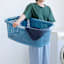 REAL SIMPLE 2-Tone Laundry Hip Basket, Blue