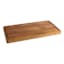 REAL SIMPLE Multi Function Acacia Wood Serving Tray with Acrylic Lid