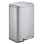 REAL SIMPLE Flat Lid Stainless Steel Bin, 50l