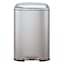 REAL SIMPLE Flat Lid Stainless Steel Bin, 50l