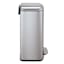 REAL SIMPLE Flat Lid Stainless Steel Bin, 50l