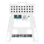 White Foldable Step Stool, 13"