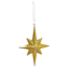 Gold Christmas Star Ornament, 7"
