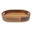Acacia Wood Oval Tray, 12x8