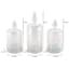 3-Pack Glittered Glass LED Candles