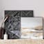 Crosby St. Black Abstract Wooden Wall Art, 39"