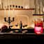 Black & Grey Zara Table Runner with Fringe, 72x14