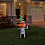 Jack-o'-Lantern Skeleton Halloween Inflatable, 4'