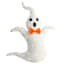 Happy Haunting LED White Fabric Ghost Decor, 25"