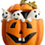 Happy Haunting Ghost Pumpkin