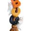 Happy Haunting Ghost on Broom with Boo Sign, 13.8"
