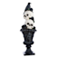 Midnight Shadows Stacked Skulls in Pot, 3.6'