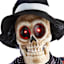 Happy Haunting Animated Decor Band Skeleton with Banjo