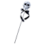 Halloween Silver Skull Pick, 21"