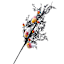 Halloween Candy with Glittered Leaf Stem, 33"