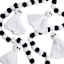 Halloween Ghost Ball Garland, 72"