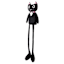 Hey Boo! Black Fabric Cat Sitter, 60"