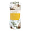 Pumpkin Print White Plush Throw Blanket, 50x60