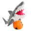 Animated Shark with Sound Effects Halloween Inflatable, 7.5' Wide
