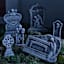 Set of 6 Tombstones, 21.1"