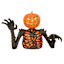 Grim Gardens Rotten Pumpkin Ground Breaker, 4'