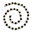 White & Black Halloween Garland, 72"