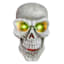 Giant Skull with Multicolor LED Eyes, 25"