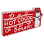 Gingerbread Lane White Hot Cocoa Snowman Sign, 8"