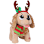 Begging Cocker Spaniel in Reindeer Costume