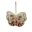 Pink Butterfly Ornament, 5"