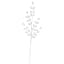 Crystal Leaves Stem, 30"
