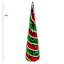 Gren & Red Sequin Cone Tree, 18"
