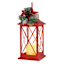 5x12in plastic lantern w led