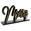 Gilded Evergreen Merry Table Sign, 16"