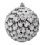 4-Count Grey & White Pinecone Ornament, 4"