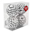 4-Count Grey & White Pinecone Ornament, 4"