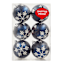 6-Count Blue Snowflake Ornaments, 3"