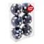 6-Count Blue Snowflake Ornaments, 3"