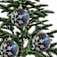 6-Count Blue Snowflake Ornaments, 3"