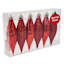 6-Count Red Finial Ornaments, 5.6"