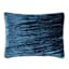 The Jewel Shop Blue Crinkled Velvet Throw Pillow, 14x20
