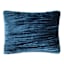 The Jewel Shop Blue Crinkled Velvet Throw Pillow, 14x20