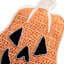 Woven & Beaded Pumpkin Shaped Throw Pillow, 19x15