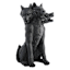 Midnight Shadows LED 3-Headed Wolf Statue, 31"