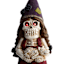 Grim Gardens LED Woman Gnome, 16"