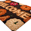 Printed Pumpkins & Embossed Welcome Coir Mat, 18x30