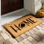 Homespun Harvest Home Football Printed Coir Mat, 18x30