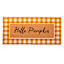 Homespun Harvest Hello Pumpkin Plaid Border Coir Mat, 22x47